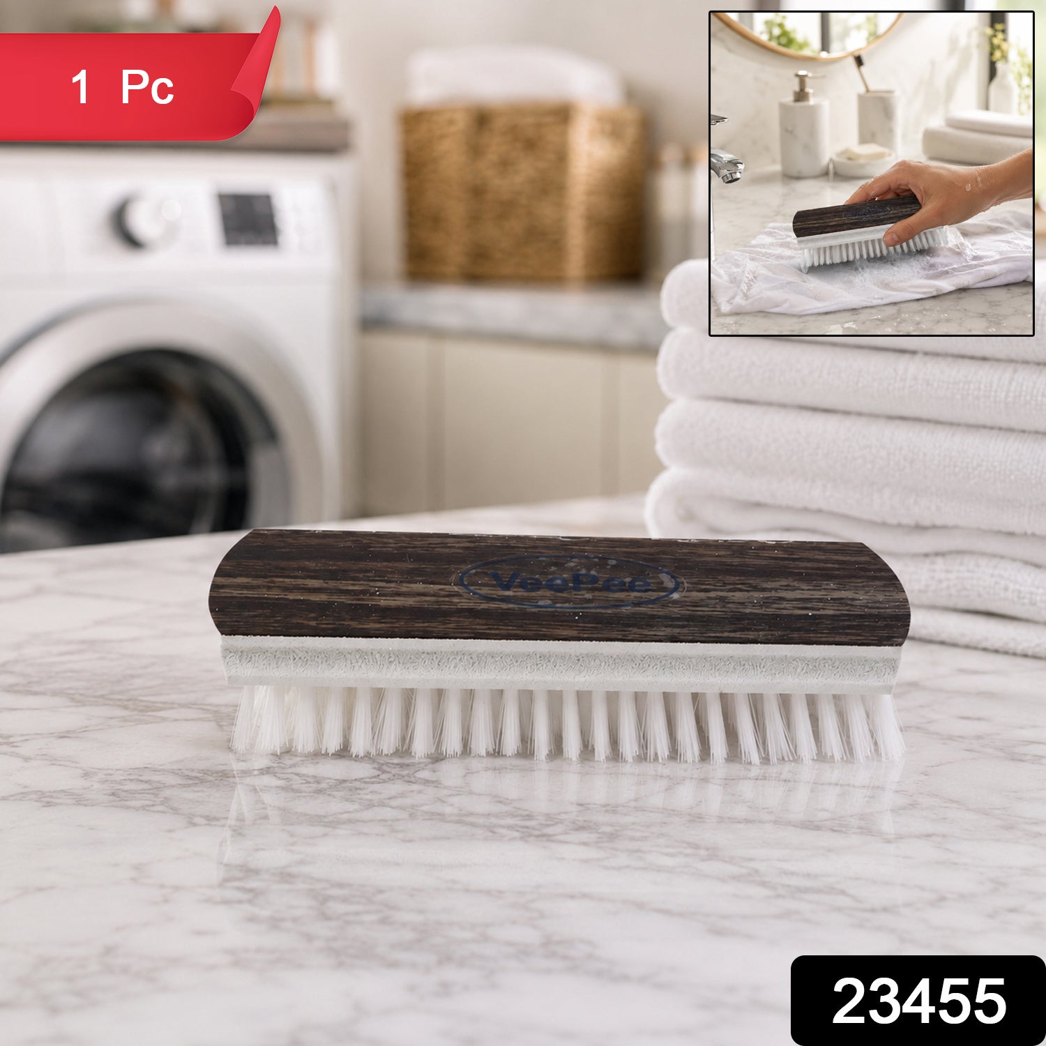 VeePee Hard Golden Cloth Wash Brush SKU 23455