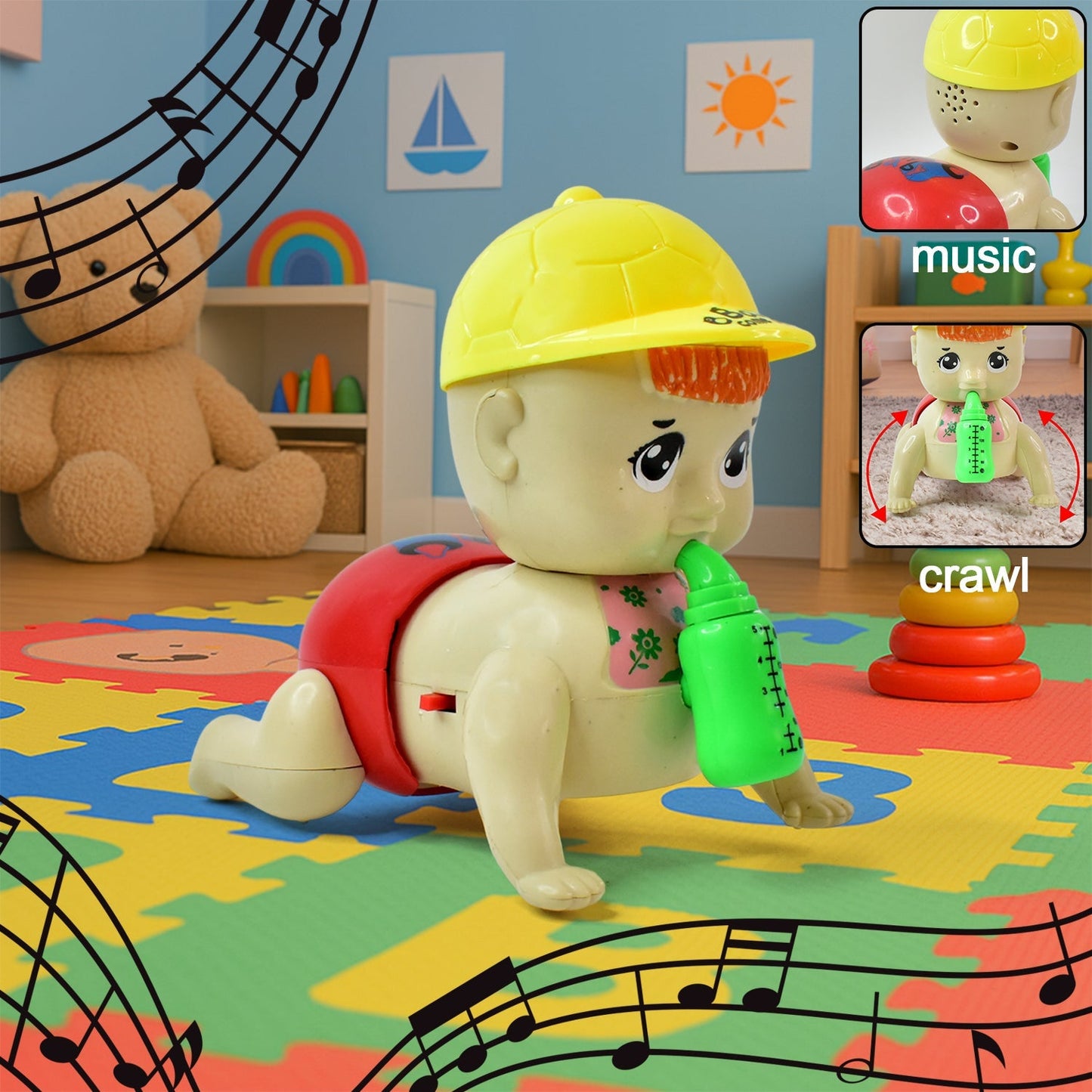 Electronic Crawling Baby Toy