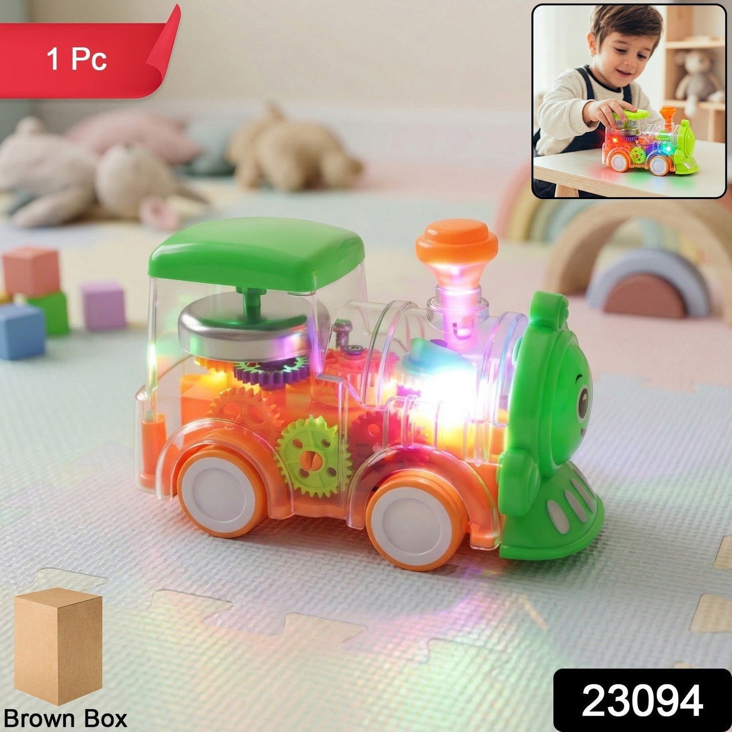 musical light up train toy