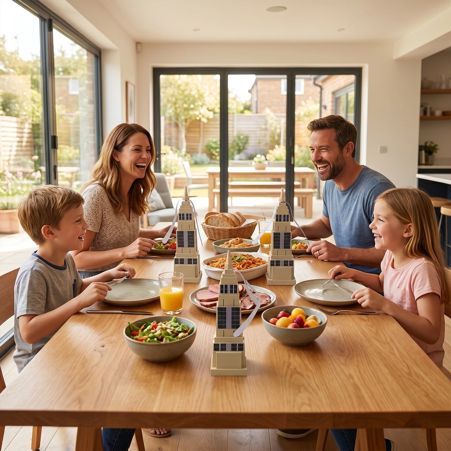 Fly Repeller Tabletop Food Protection Fan Family Dining Lifestyle
