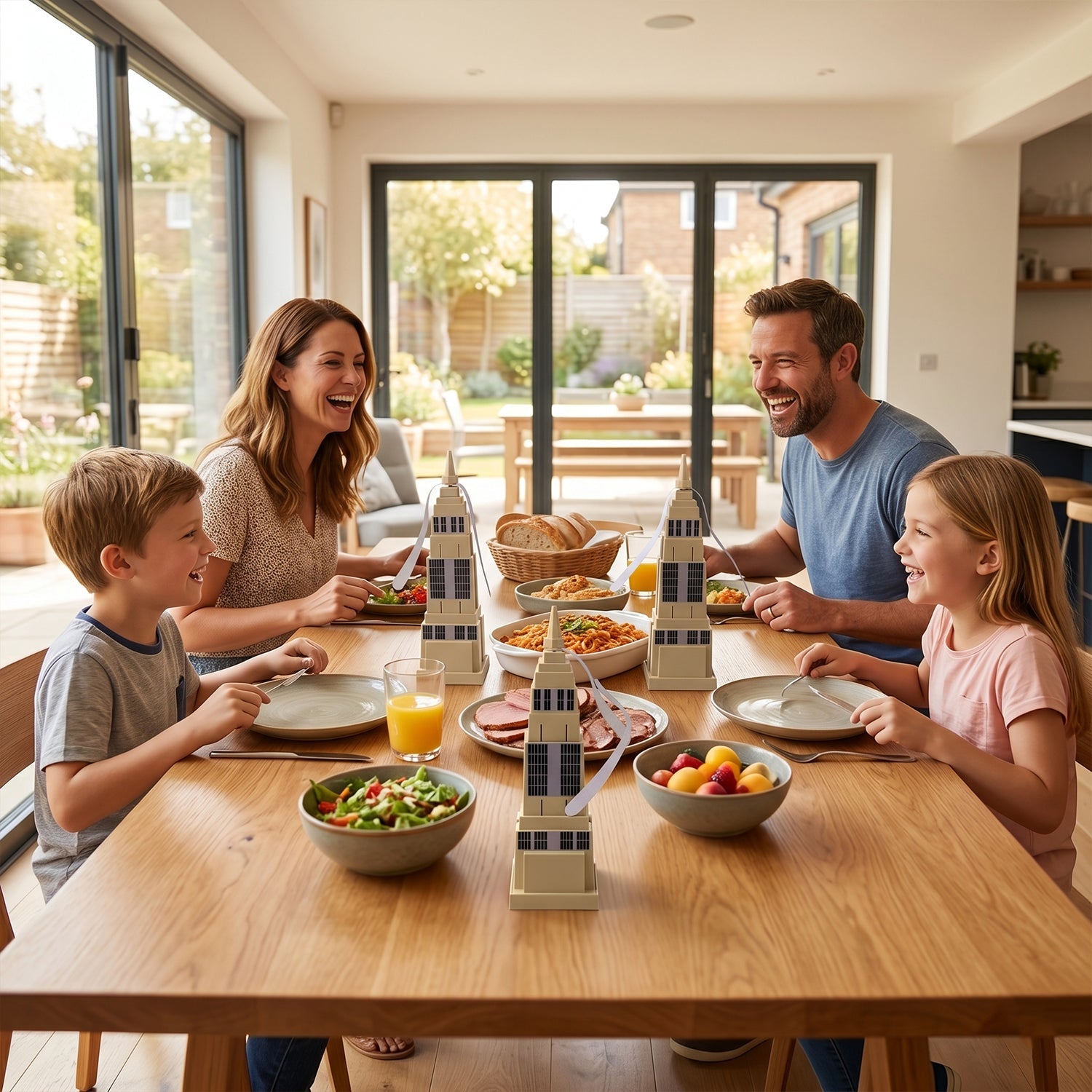 Fly Repeller Tabletop Food Protection Fan Family Dining Lifestyle