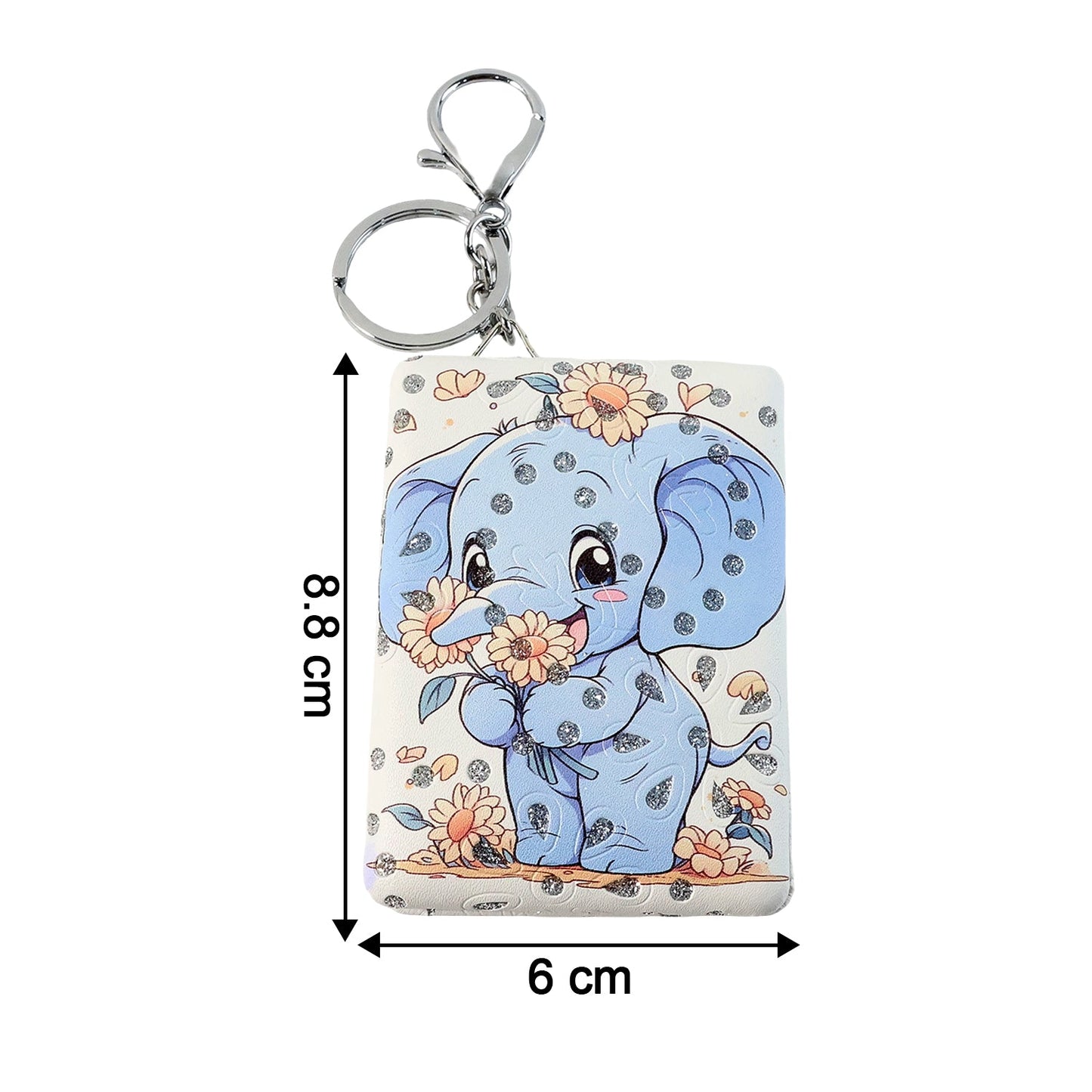 Foldable Mirror Keychain – (1 Pc)