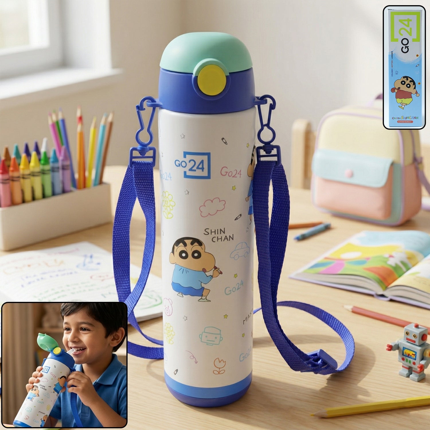 kids school water bottle