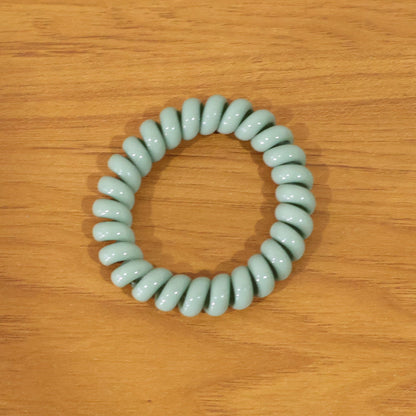 Soft Stretchable Telephone Wire Style Hair Bands Set (1 Pc)
