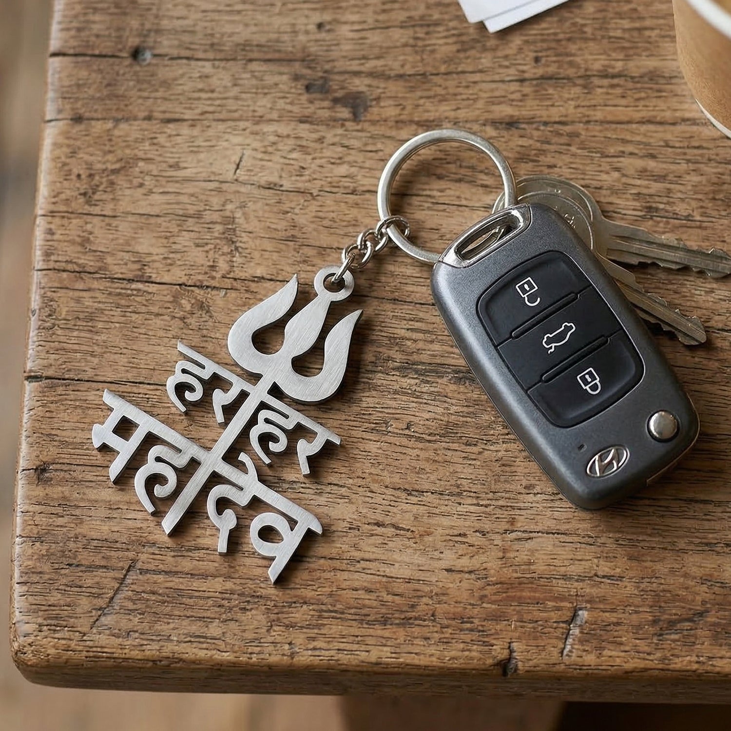 Shiv Trishul Keychain