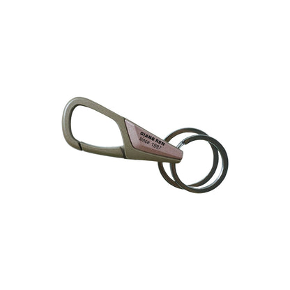 Premium Heavy Duty Metal Key Holder with Locking Carabiner Clip (1 Pc)
