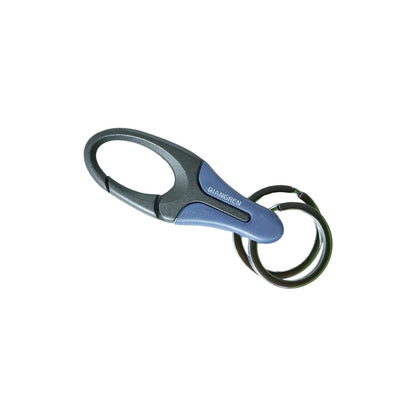 Stylish Metal Key Holder Keychain with Secure Lock Clip 1 Pc
