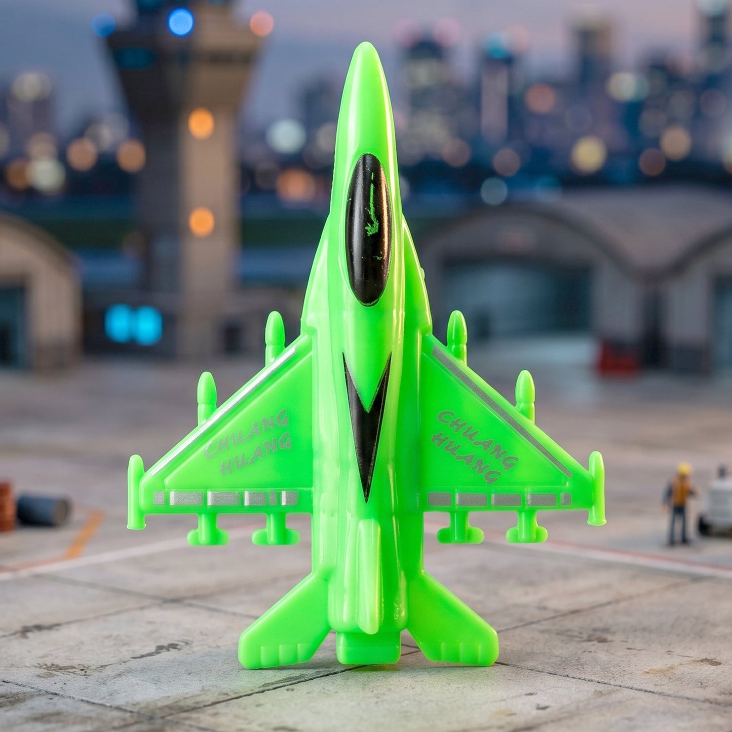Kids Toothbrush and  Airplane Keychain Toy Set