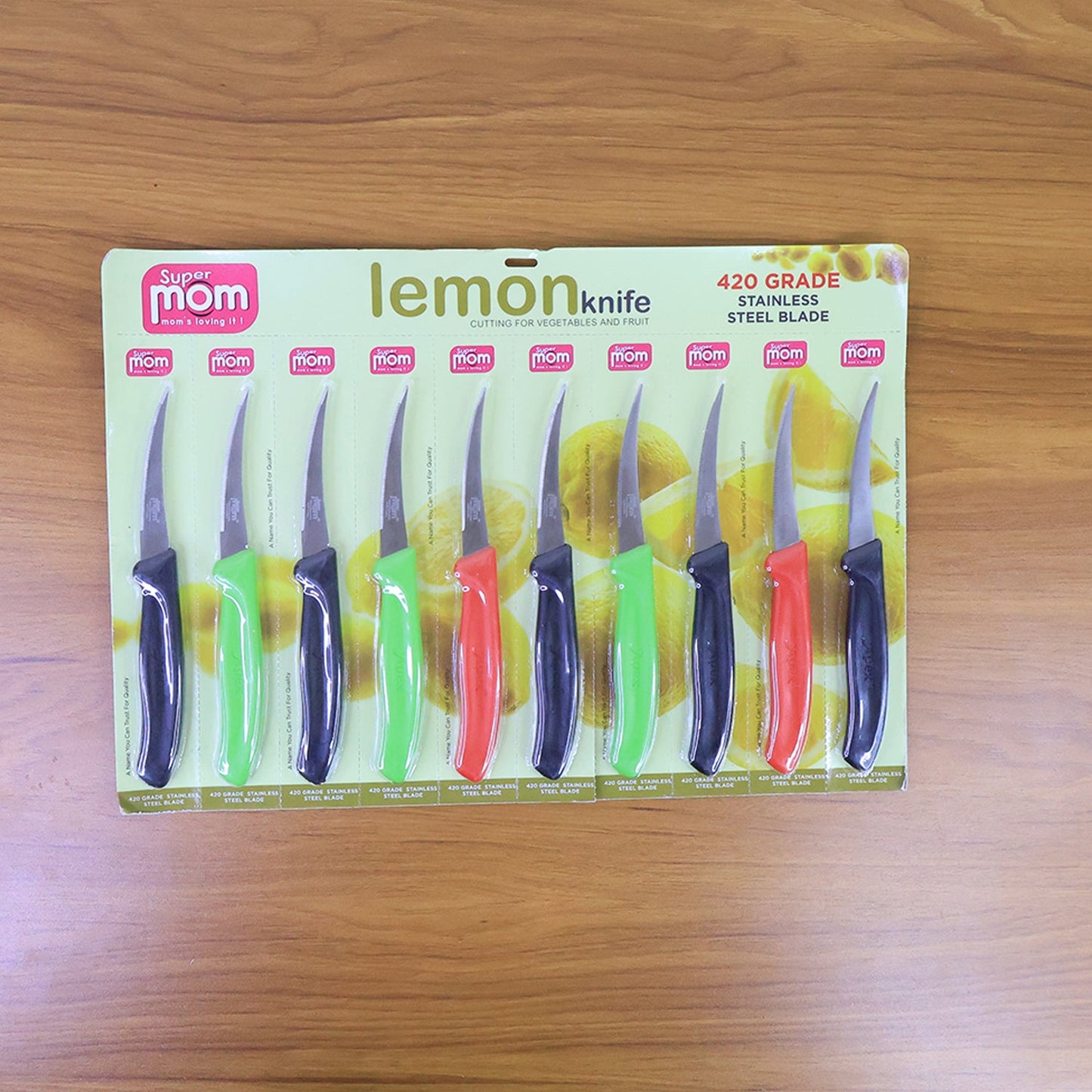 Supermom Stainless Steel Lemon Knife, Chhari (10 Pc / Set)