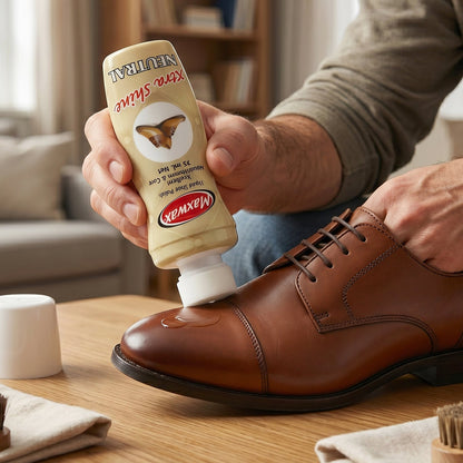 colorless shoe shine polish