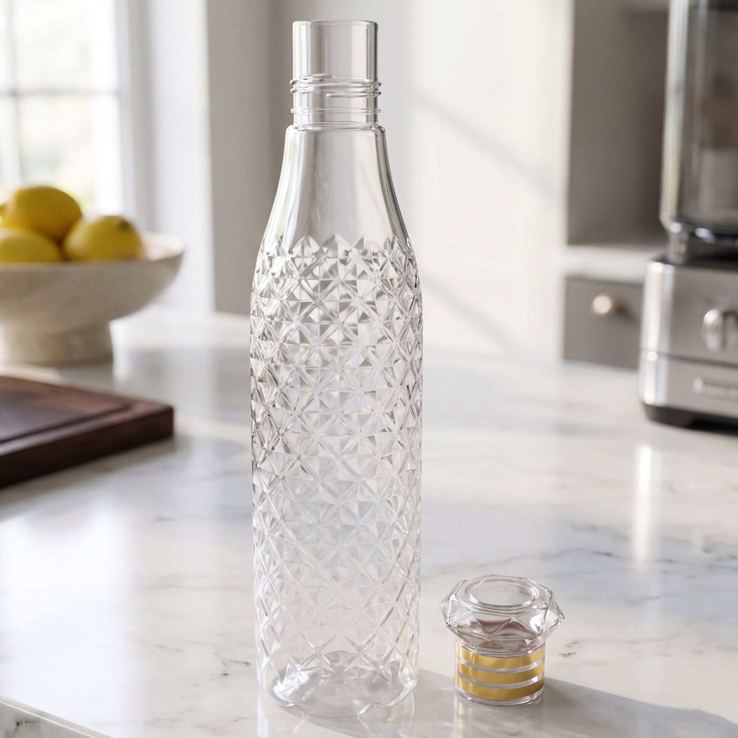 designer water bottle set for family use