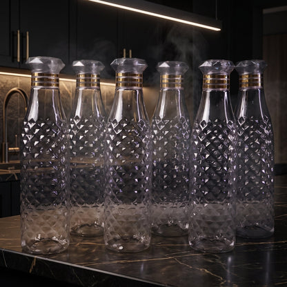 transparent bottle set for kitchen