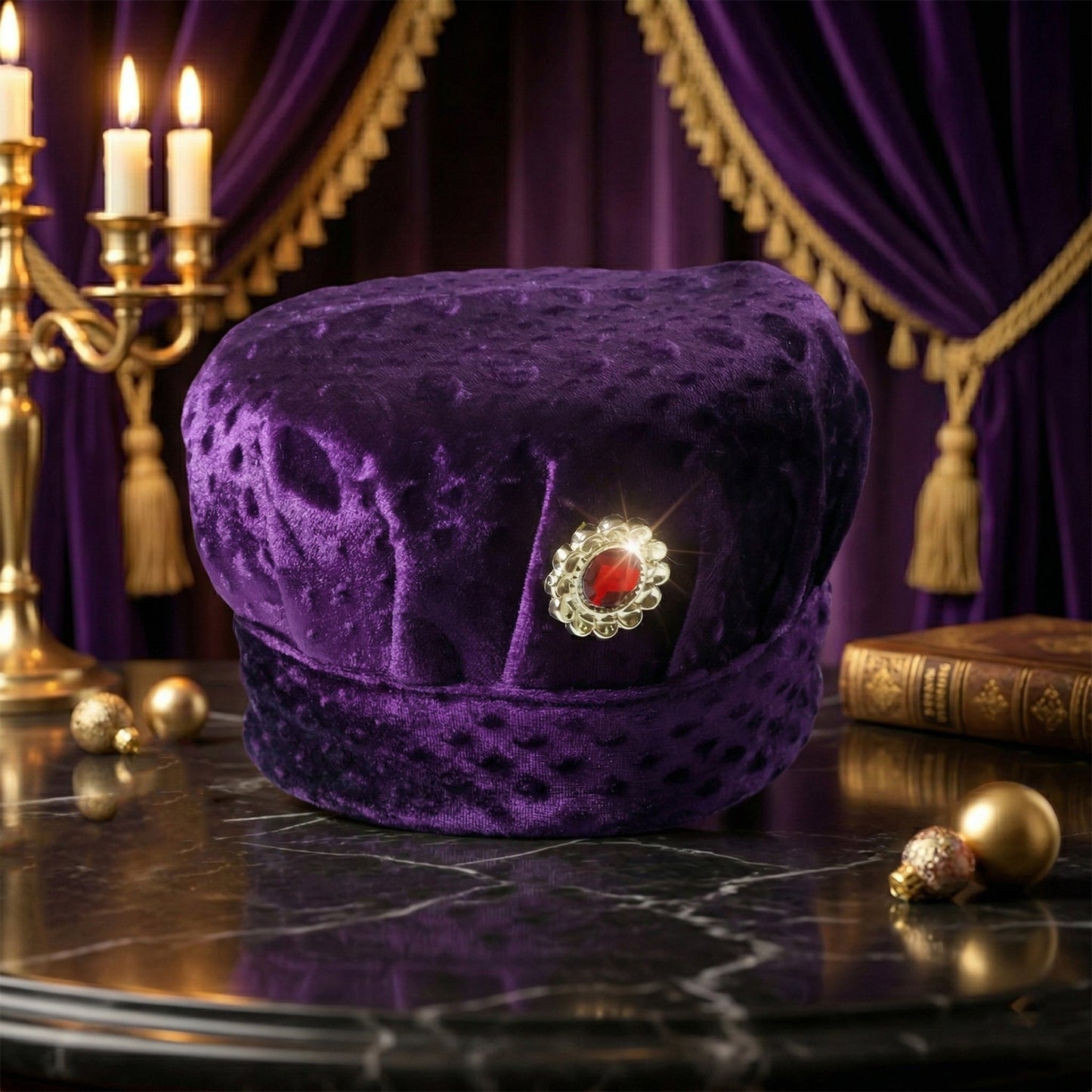 Premium Traditional Style Soft Velvet Cap (1 Pc)