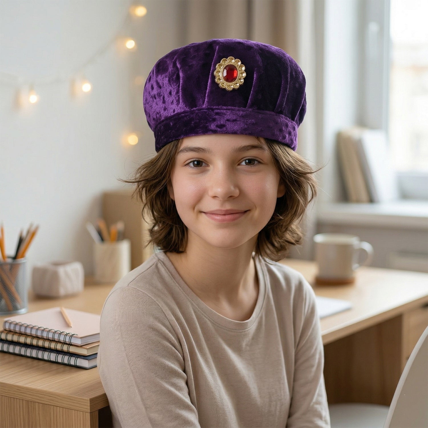 Velvet Royal Style Cap