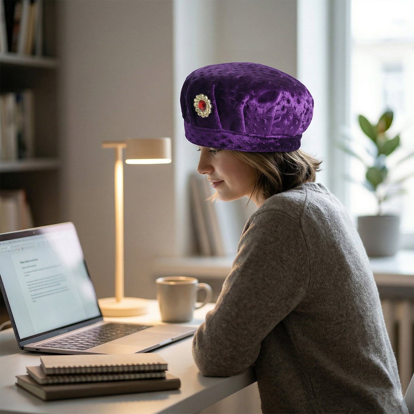 Premium Traditional Style Soft Velvet Cap (1 Pc)