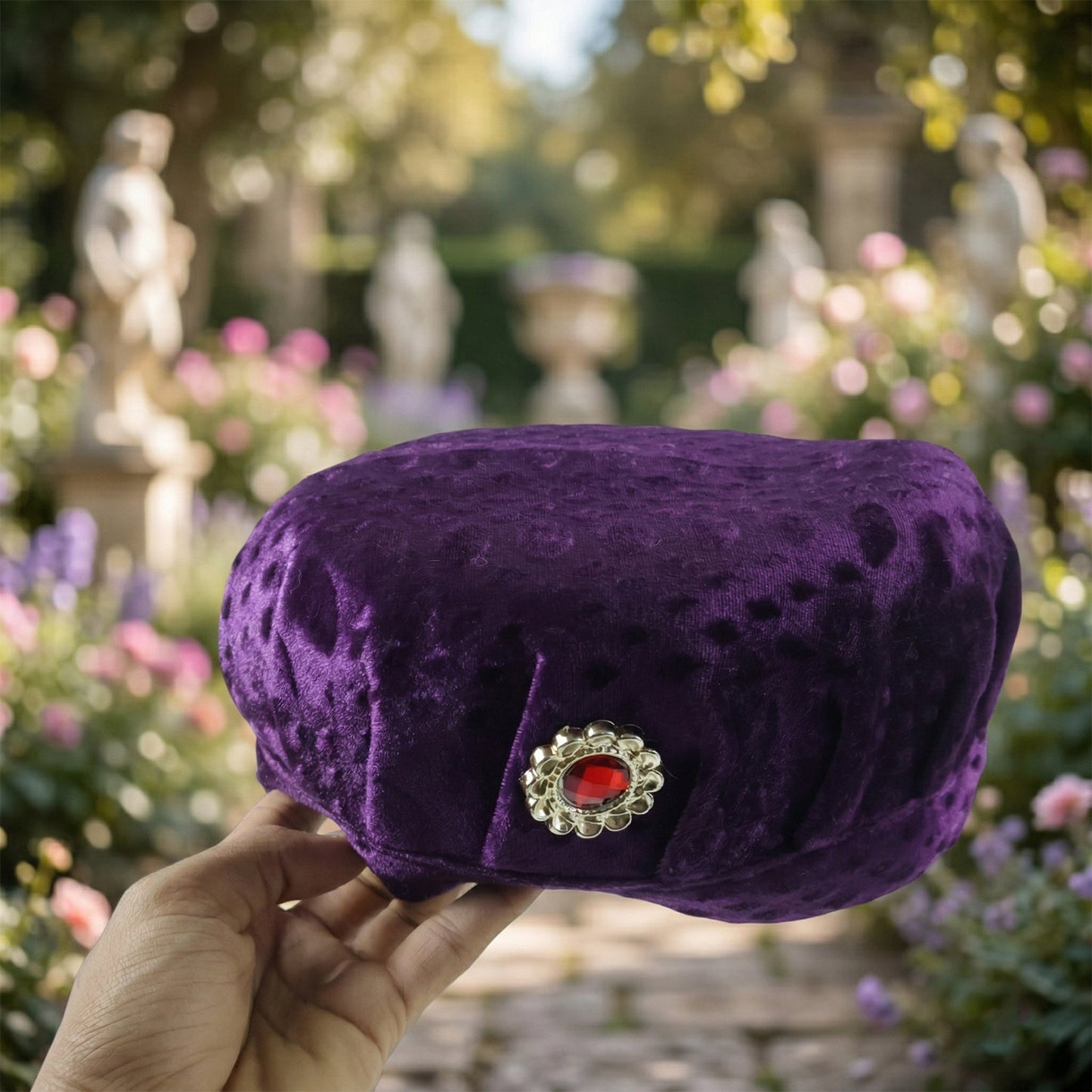 Premium Traditional Style Soft Velvet Cap (1 Pc)