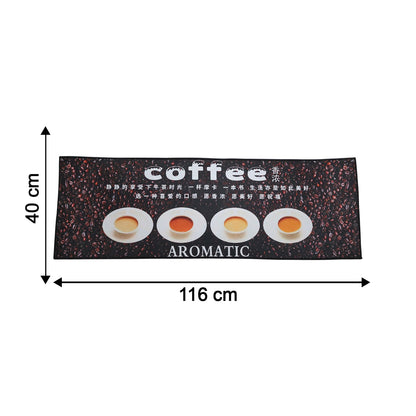 Printed Anti Slip Floor Mat Set (2 Pc, Mix Design & Size)