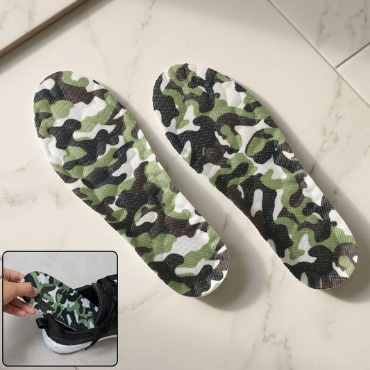camouflage print shoe insoles cushion