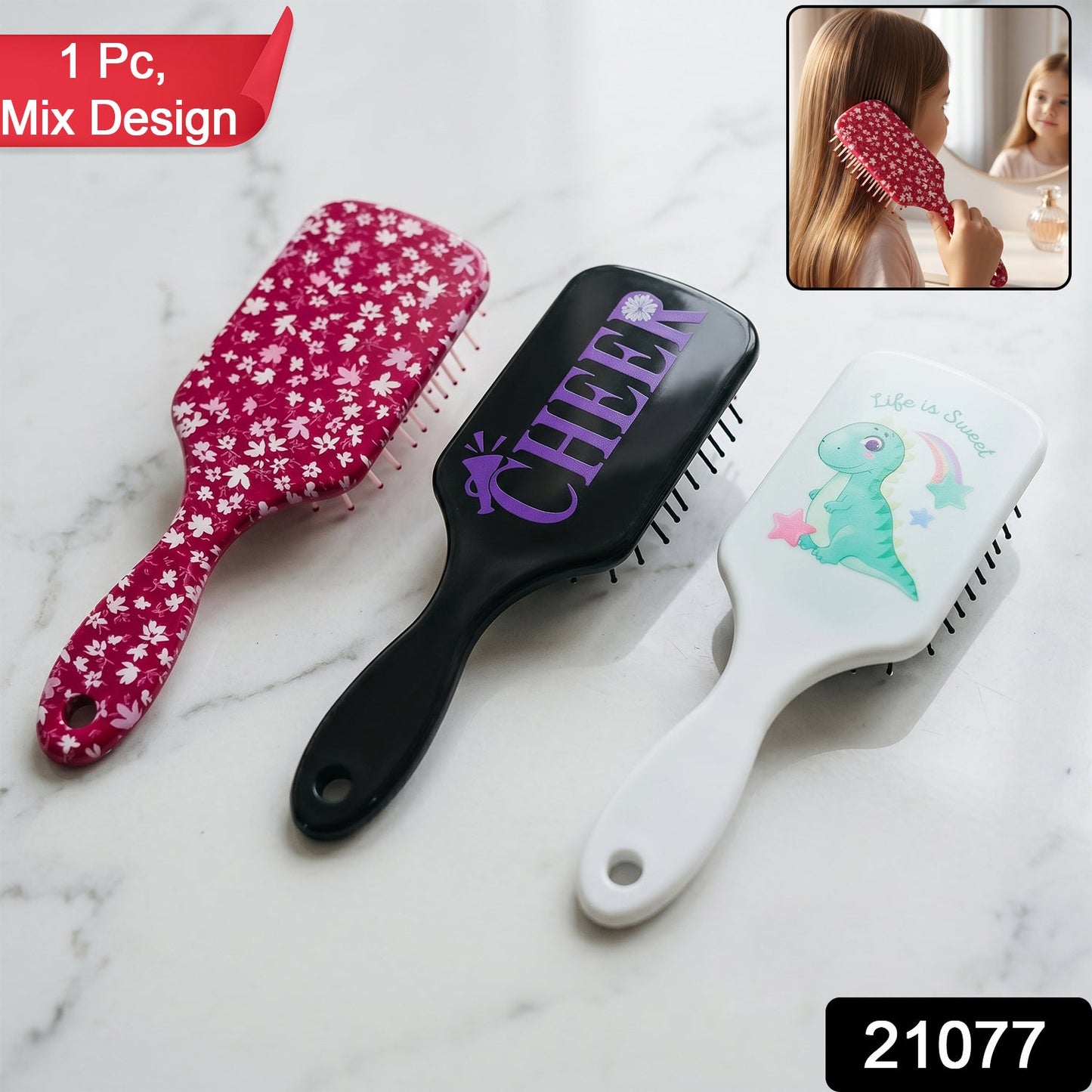 Colorful Hair Brush
