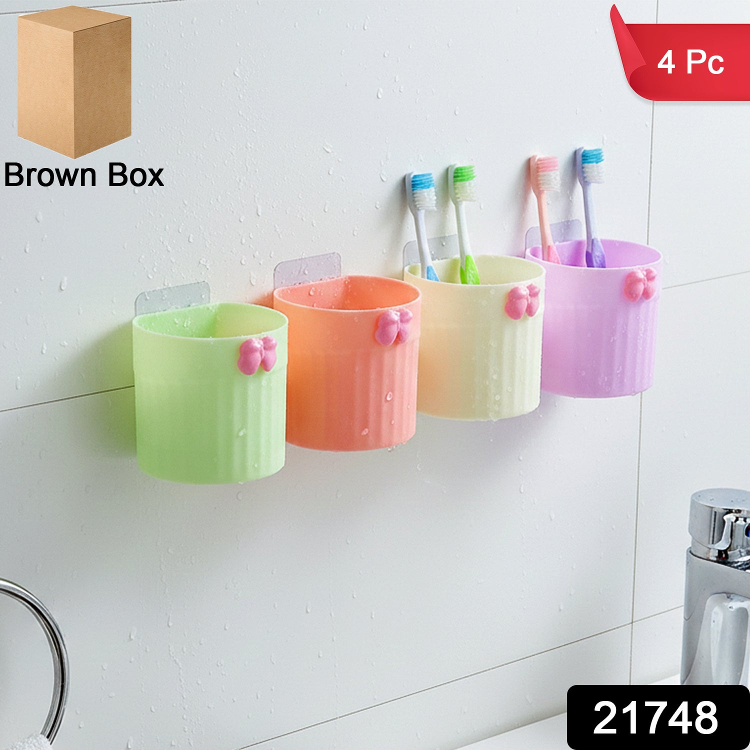 bathroom toothbrush organizer set