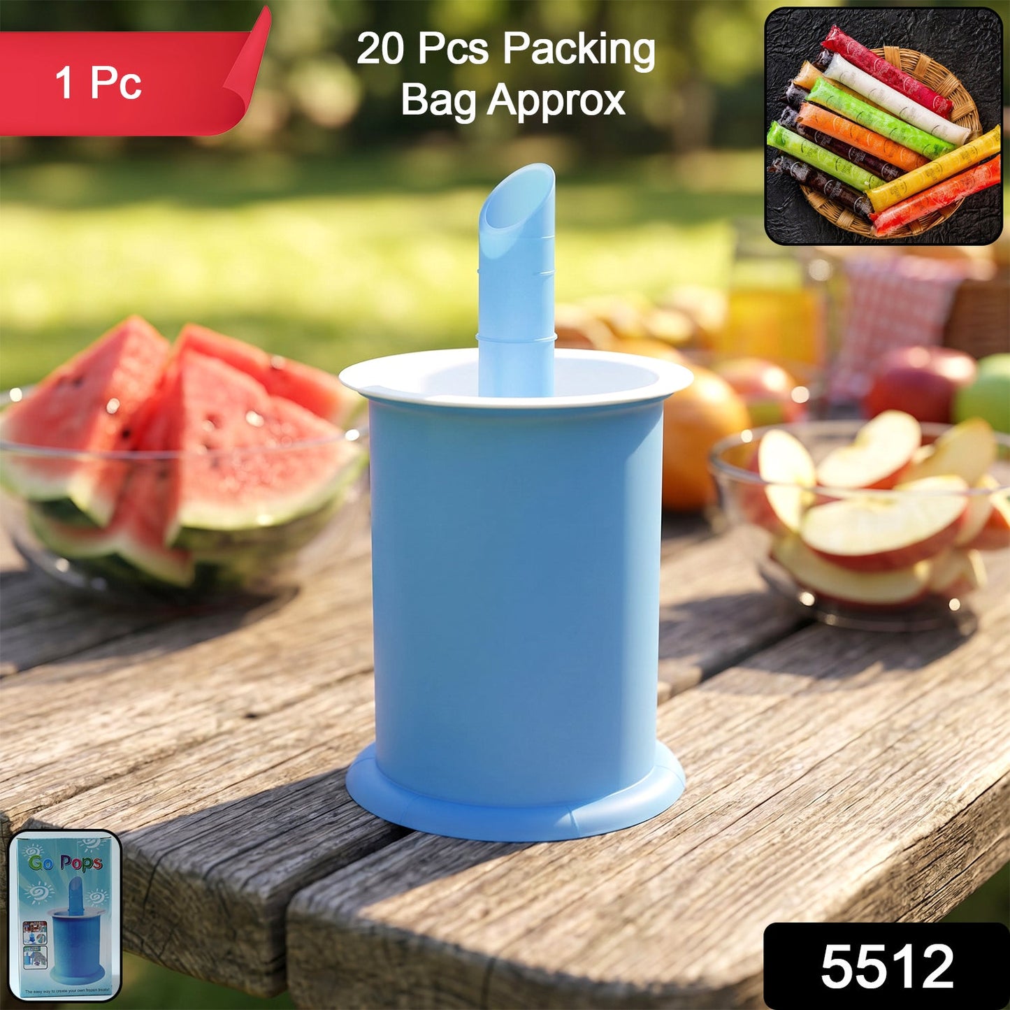 DIY Ice Cream Maker, Reusable Ice Cream Mold (Approx 20 Pcs Packing Bag)