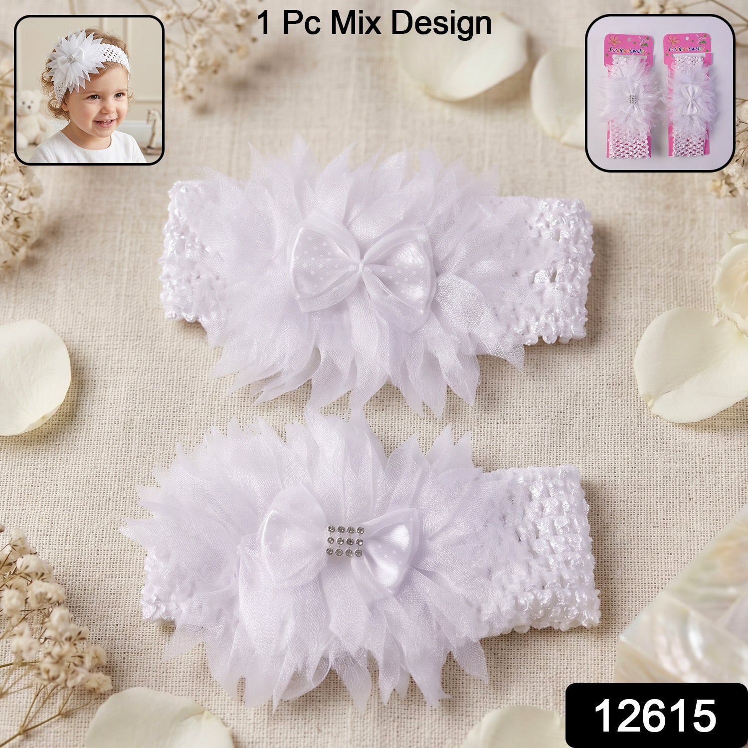 stylish flower hair band