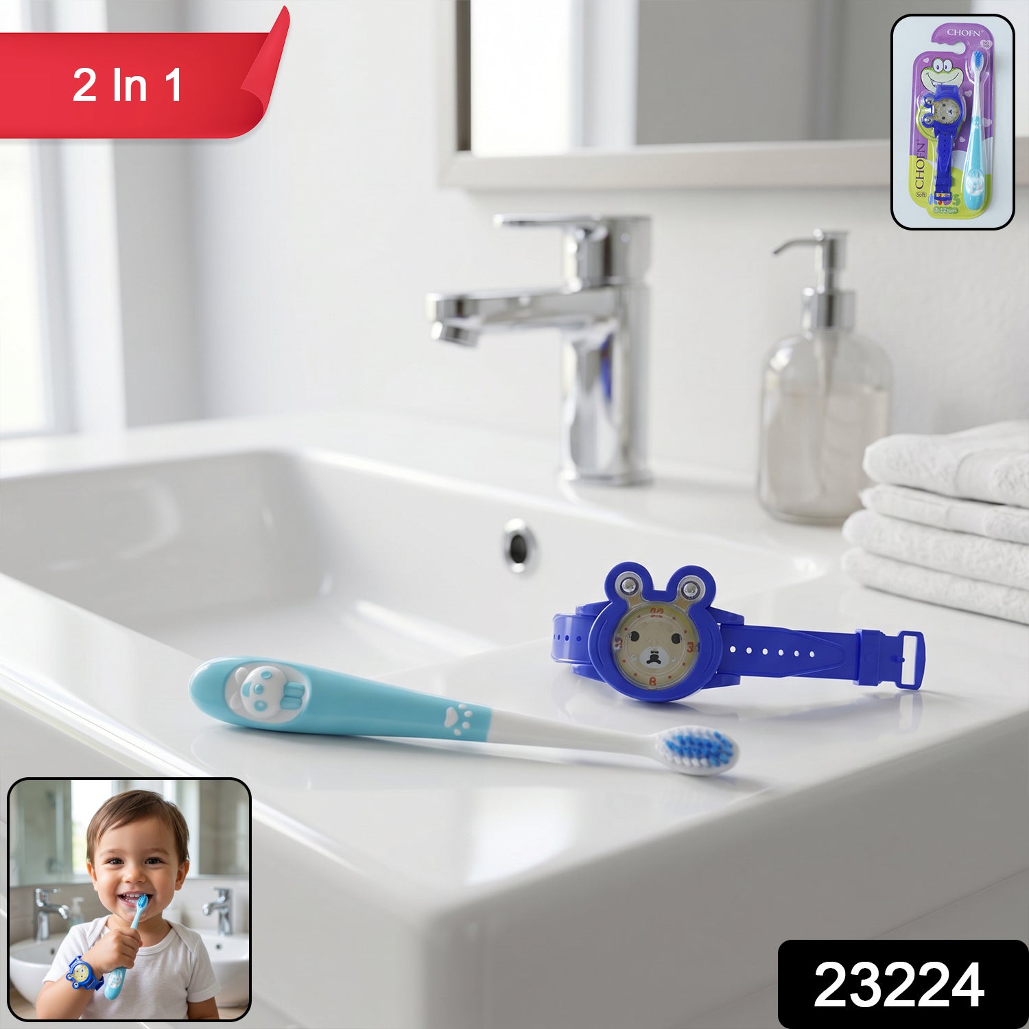 cartoon toothbrush oral care toy