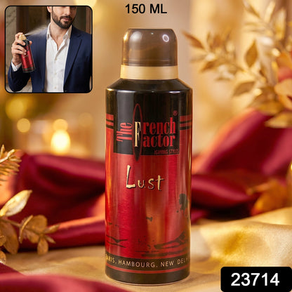 French Factor Lust Red Deodorant Body Spray (1 Pc, 150 ML)