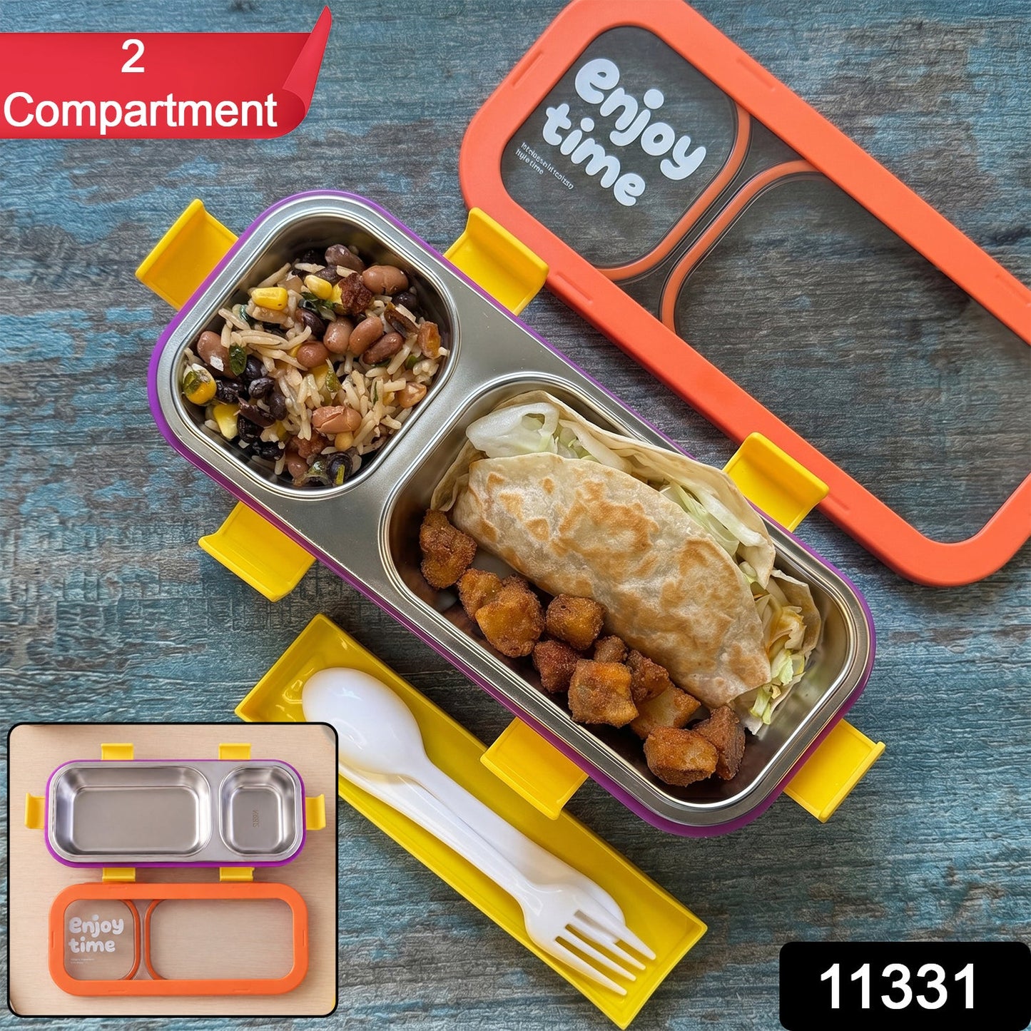 leakproof steel lunch box set