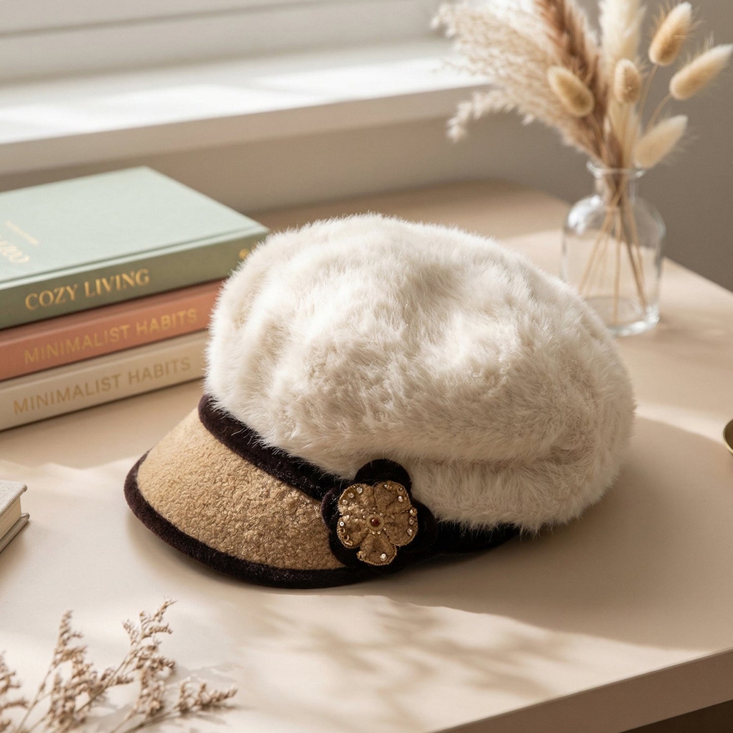 Stylish Winter And Summer Designer Cap (1 Pc, Mix Design)
