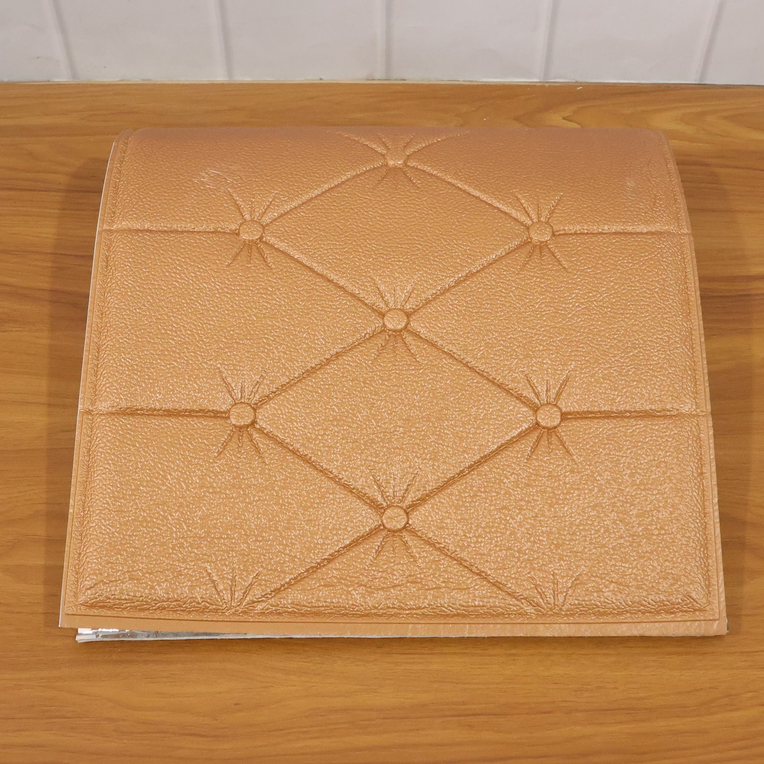 DIY self adhesive wall decor brown